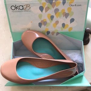 Rubber Ballet Blush Flats